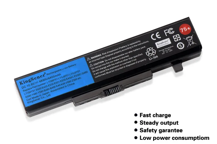  KingSener Laptop Battery for Lenovo G580 Z380 Z380A Y480 G480 V480 Y580 G580AM B480 B490 E49 K49 L1