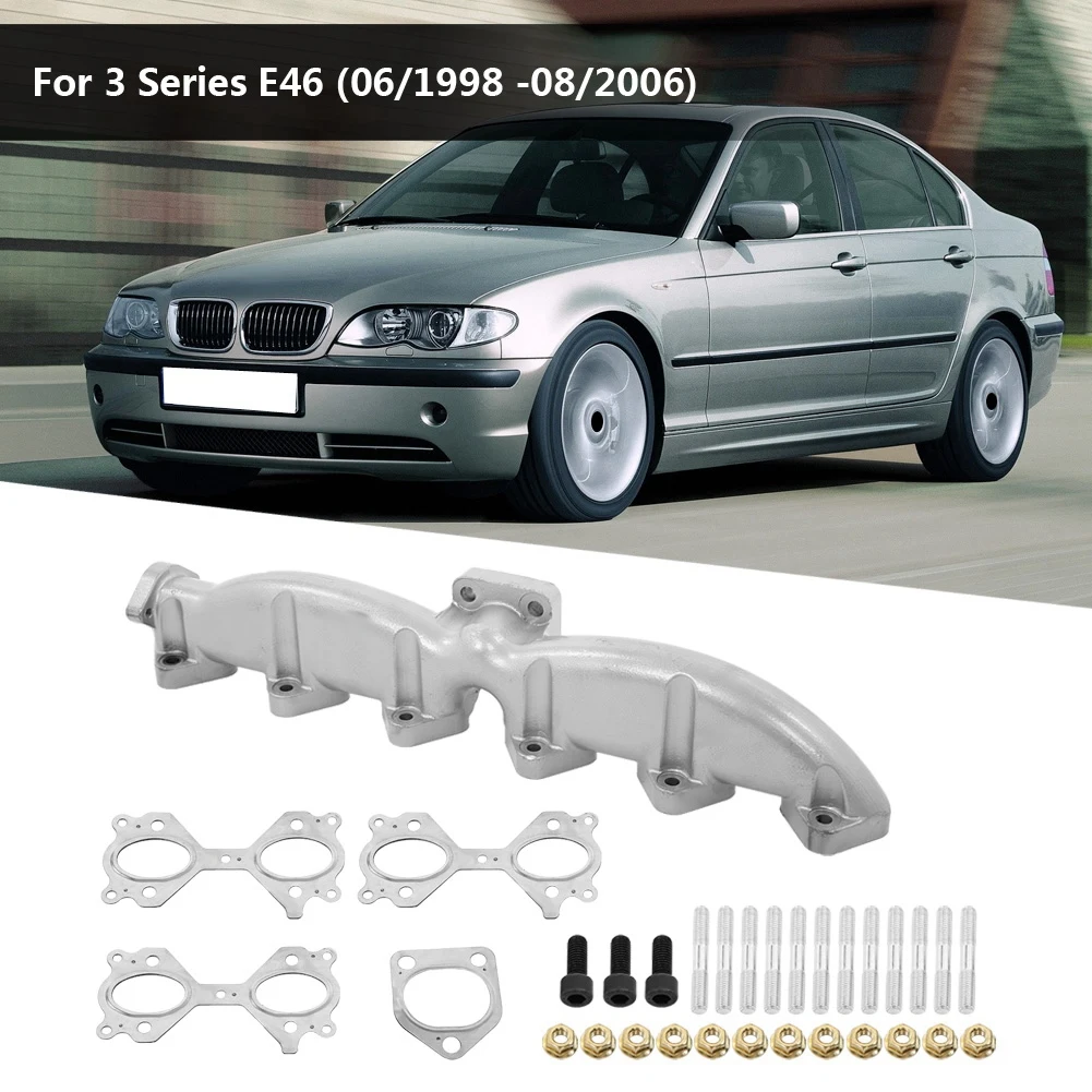 1 комплект Автомобильный выпускной коллектор из ковкого чугуна для BMW E46 E39 E60 E61 E38