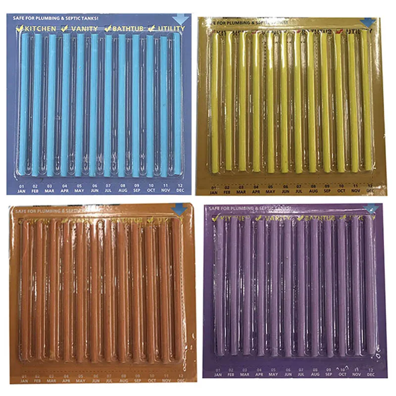 

Sani Sticks Sewer Hair Clean Pipe Tub Decontamination Bathtub Drain Cleaner Kitchen Accessories Home Cleaning Tools 12Pc/set