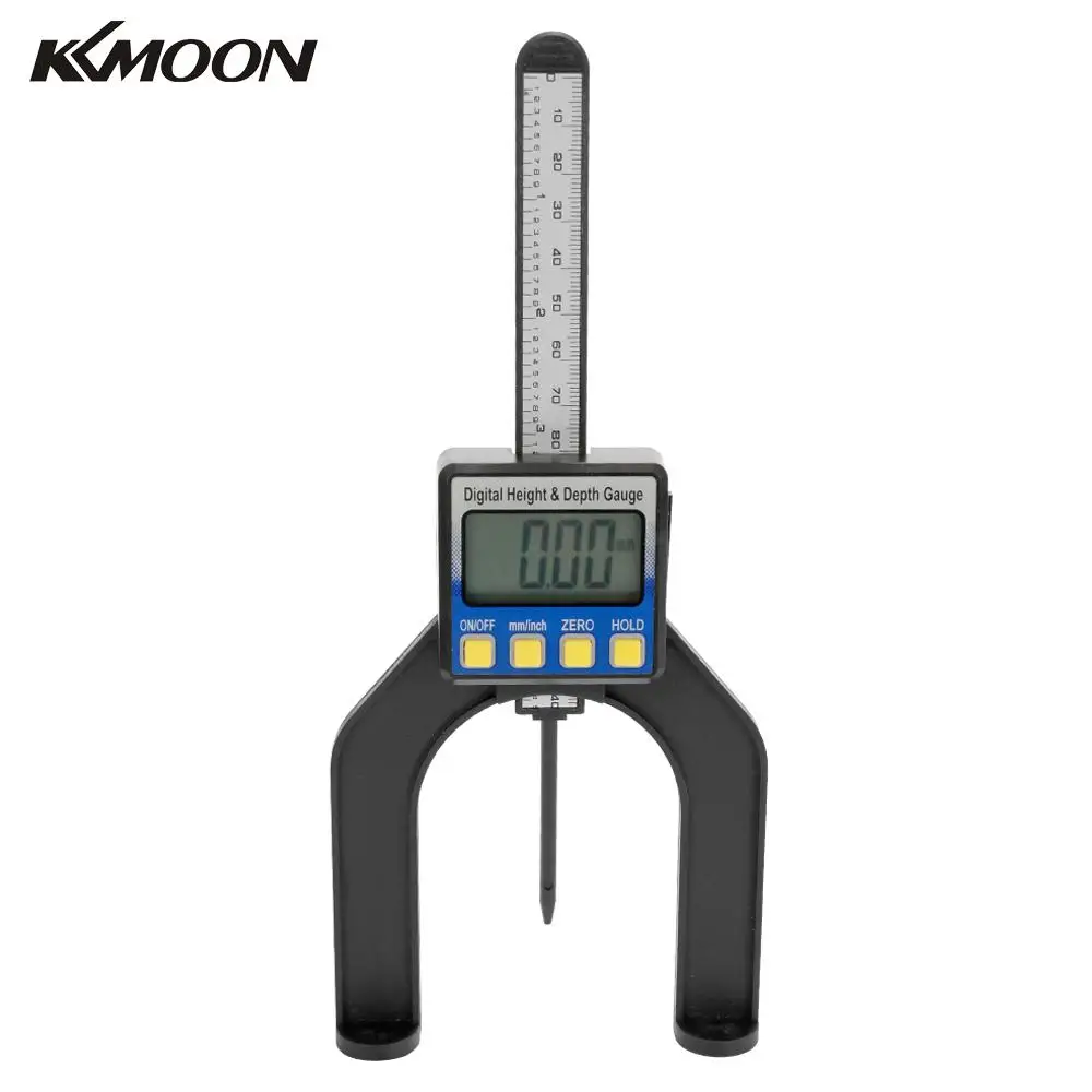 

LCD Digital Display Slide Caliper Vernier Ruler Height and Depth Gauge with Measuring Range 0-85mm with Magnets