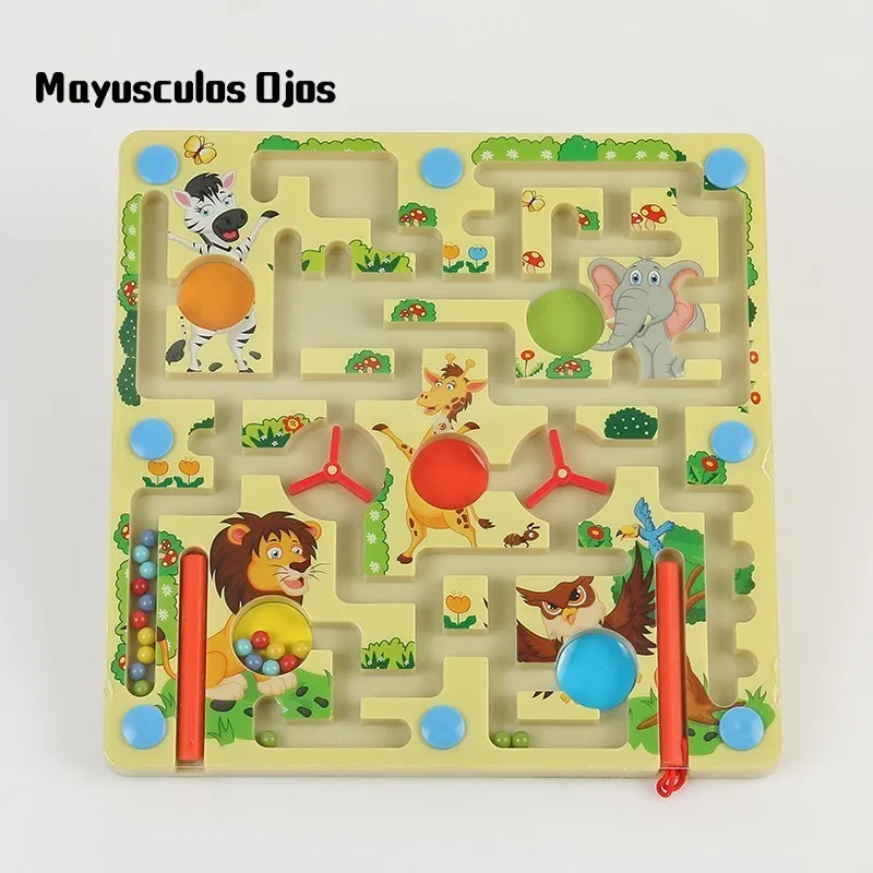 

Magnetic Labyrinth Children's Educational Toys Creative Double-sided Parent-child Interactive Toys