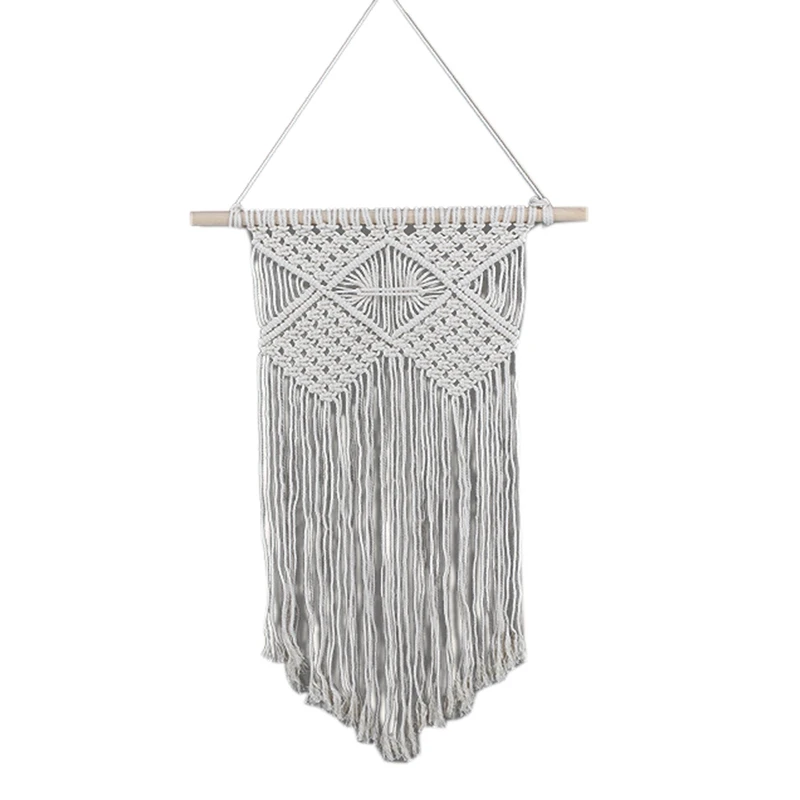 

Handmade Macrame Hanging Decorations Tassel Tapestry Fashion Background Wall Decor Cotton Thread Home Decoration Supplies