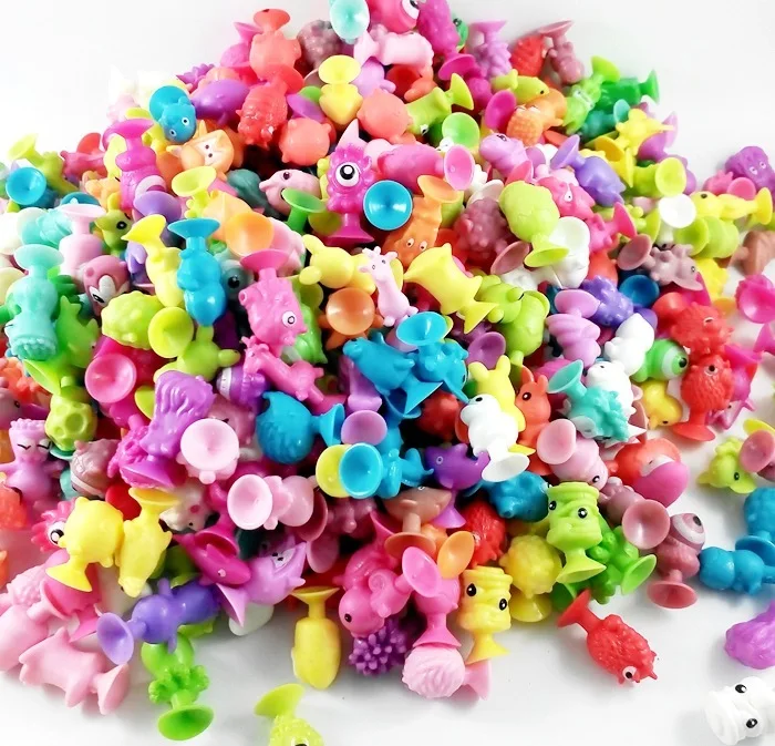 

25-200Pcs Minifigure lidl Action figure sucker toy Stikeez Kids Toys Mini Capsule Children Gift Sent Random