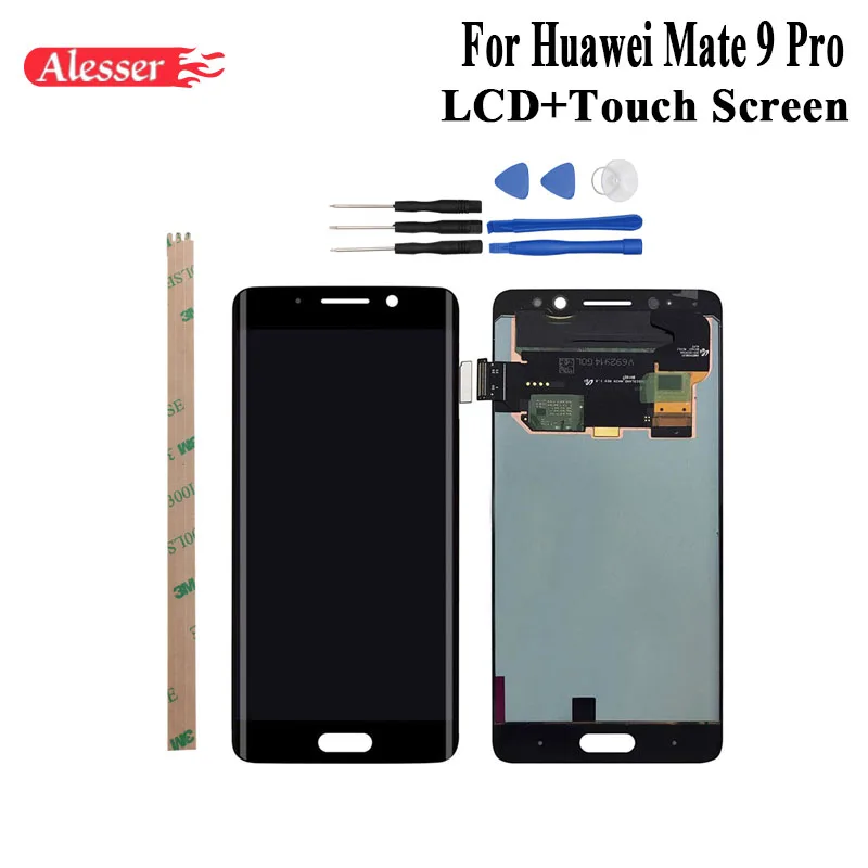 

Alesser For Huawei Mate 9 Pro LCD Display and Touch Screen Assembly Repair Parts With Tools And Adhesive For Huawei Mate 9 Pro