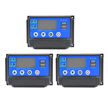 

40A/50A/60A 12/24V Automatic Solar Charge Controller General Controller LCD Screen Solar Charging Controller