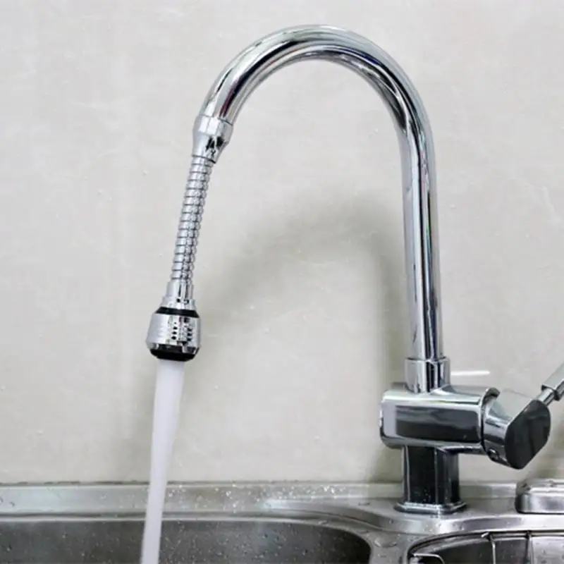 

Metal Sink Faucet Sprayer Water Saving Aerator 360 Degrees Rotatable Bubbler Filter Free To Bend Nozzle Flexible Tap Aerators