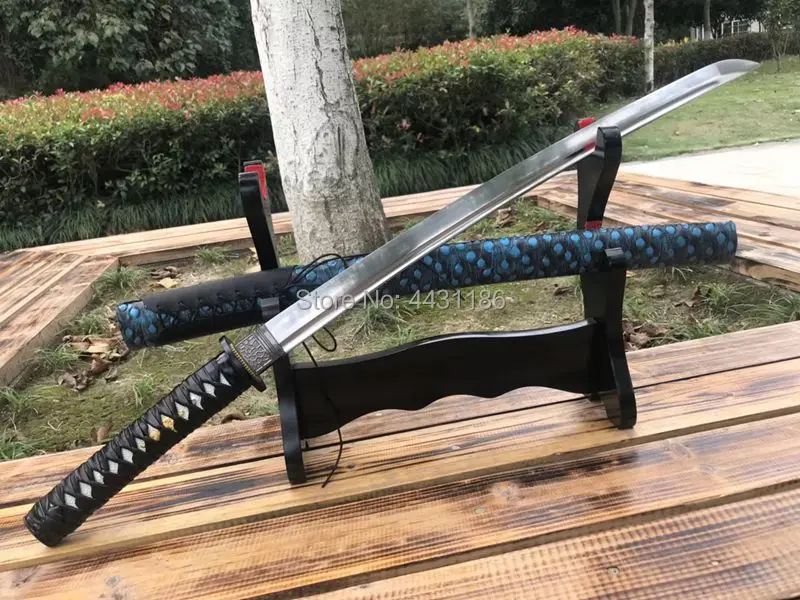 Японский ручной работы Wakizashi Катана накладного монтажа Весна сталь высокая прочность лезвия острые для резки самурая меч коллекции