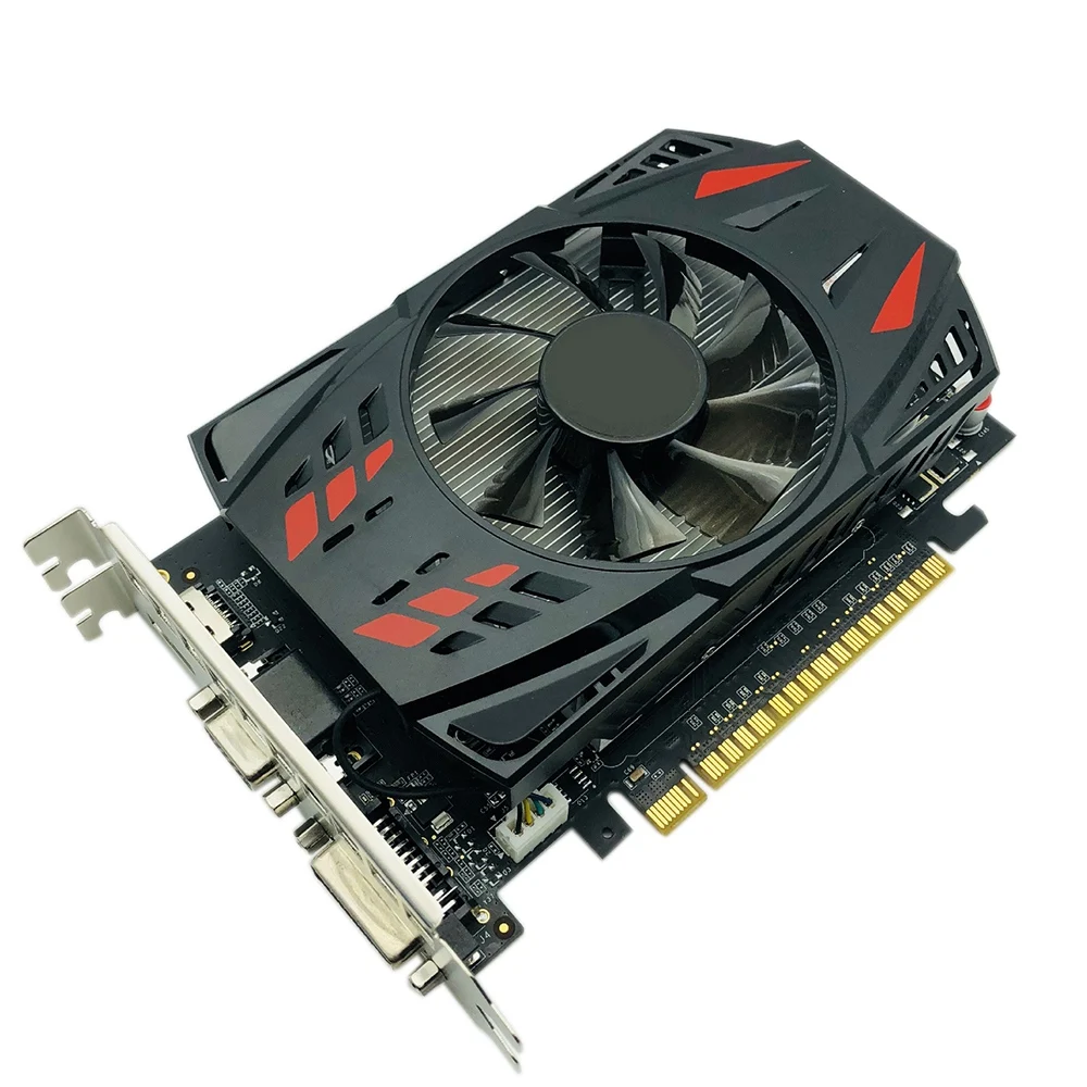 

Gtx1050Ti 4G D5 Hd Pci-E Computer Desktop Static Sound Control Custom Graphics Card Computer Accessories