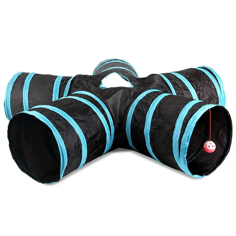 NEW 2/3/4/5 Holes 12 Colors Foldable Pet Cat Tunnel Indoor Outdoor Pet Cat Training Toy for Cat Rabbit Animal Play Tunnel Tube NEW 2/3/4/5 Holes 12 Colors Foldable Pet Cat Tunnel Indoor Outdoor Pet Cat Training Toy for Cat Rabbit Animal Play Tunnel Tube