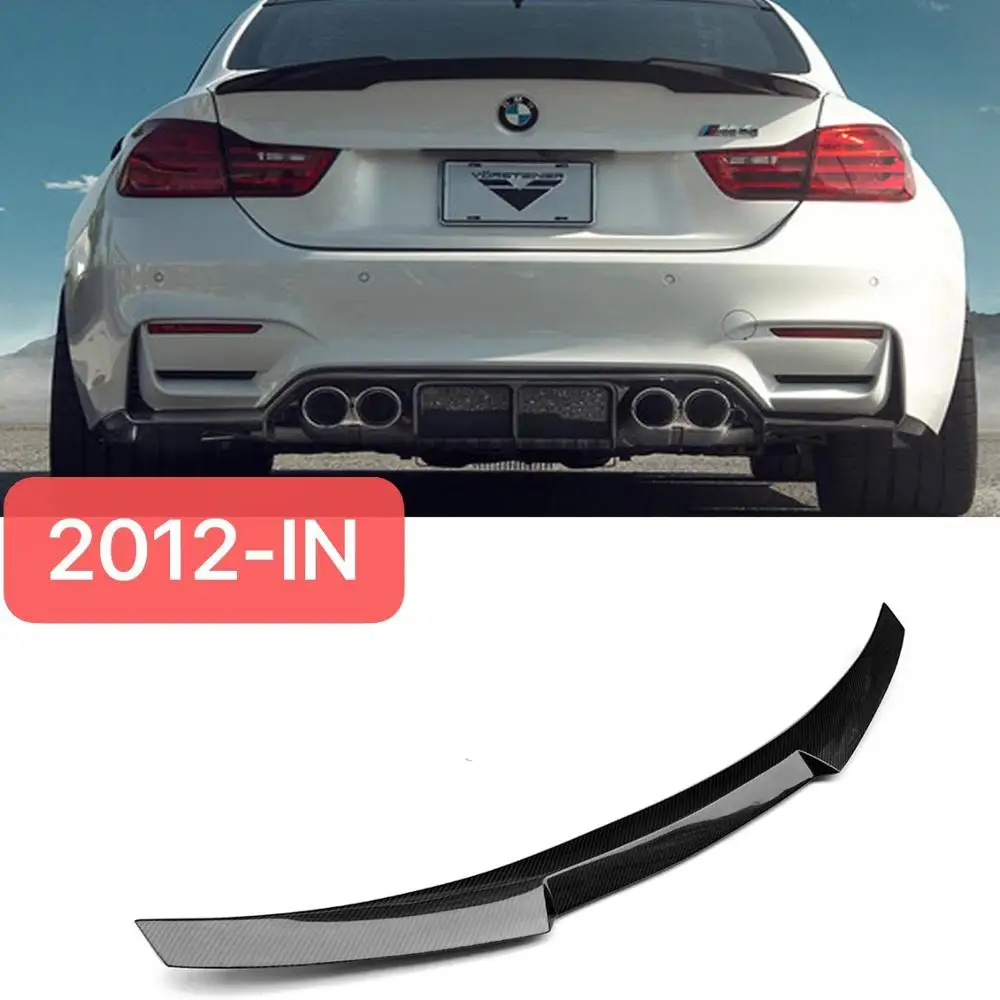 Для BMW F30 F80 M3 спойлер из углеродного волокна Материал Новый M4 Стиль 2012-UP 320i 328i 335i 326D