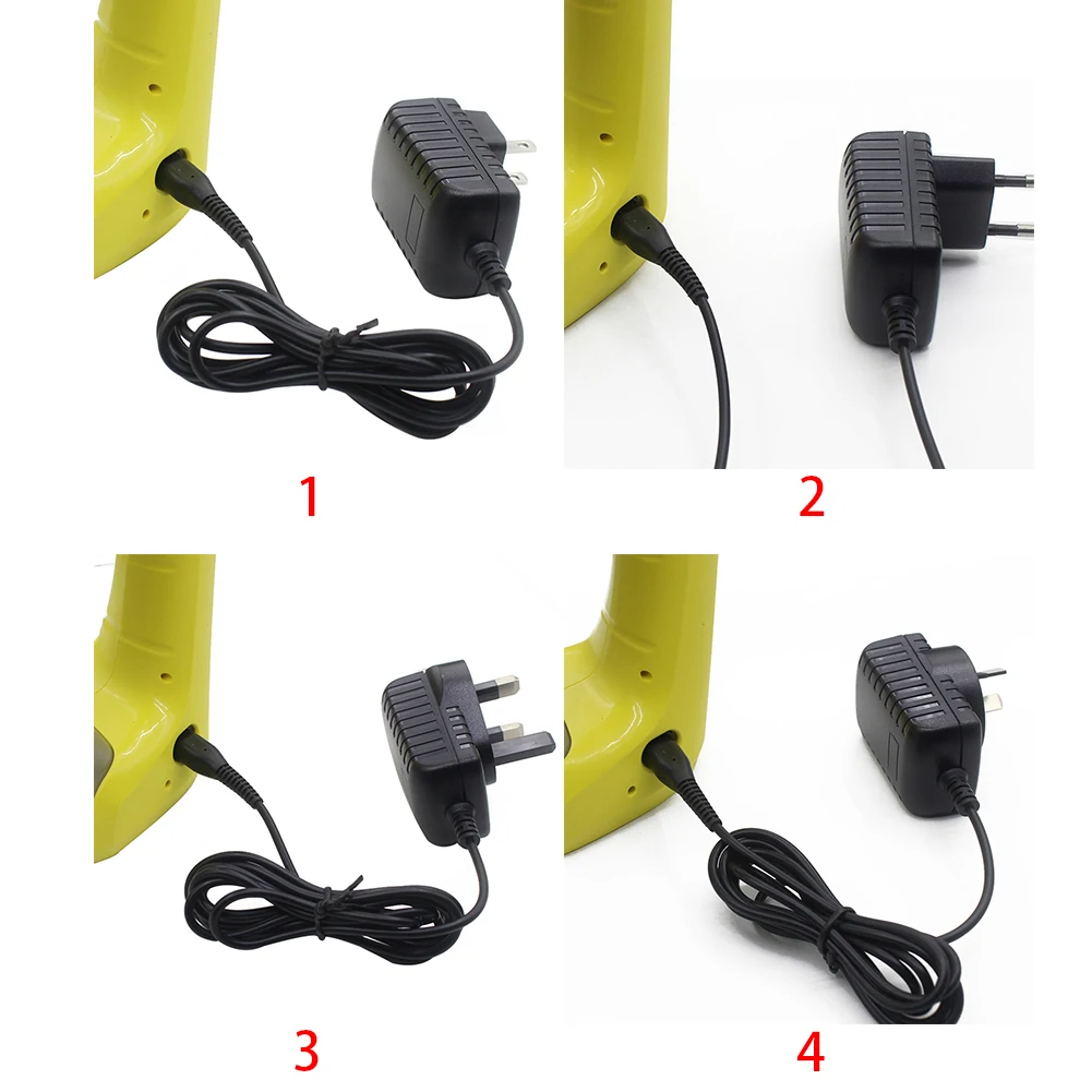 Штепсельное свинцовое зарядное устройство защита от перезаряда адаптер питания удобный шнур черный для пылесосов Karcher WV