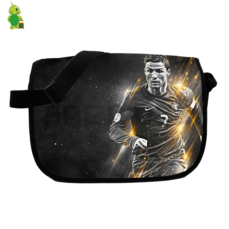

Cristiano Ronaldo Printed Messenger Bag for Teenage Boys Girls School Bags CR7 Crossbody Handbag Women Men Travel Shoulder Bags