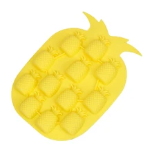 Силиконовая форма для льда лоток форма ананаса желе пудинг инструменты форма для льда для бара вечерние лед для напитков крем производитель DIY