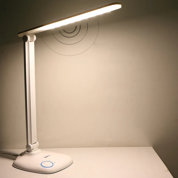 

CLAITE Desk lamp USB LED Table Lamp Foldable 9W LED T0uch Control Dimmable Table Lamp Eye Protection Reading Book Night Light