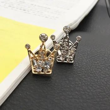 

Full Rhinestone Crystal Mini Crown Men And Women Brooch Fashion Brooch Retro Suit Suit Shirt Collar Needle Mens Brooch For Suits