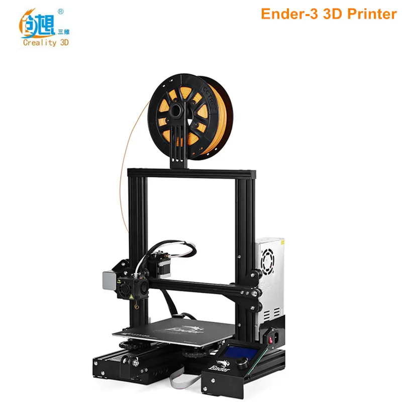 

Creality3D Ender-3 3D Printer High Precision DIY Kit Steel Frame 220x220x250mm Large Printing Area LCD Display