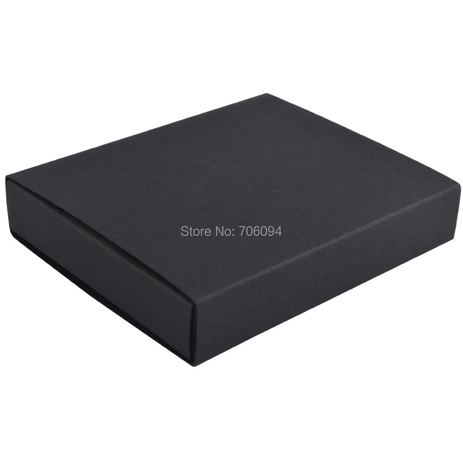 50 шт. 12,7X10,3X2,2 см конфетный косметический черный короб для бумаг ручной работы черный подарочная коробка, Свадебный футляр для эфирного масла, коробка с логотипом на заказ
