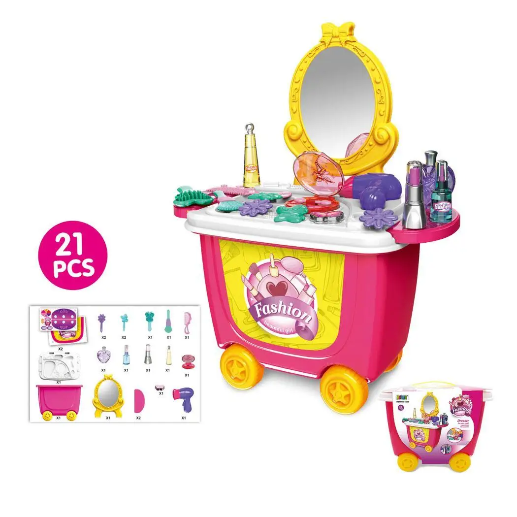 

Durable Children Creativity Toy Car Funny Cosplay Small Cart Home Makeup 7023 Barbecue 7029 >3 Years Old Toy