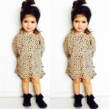 Повседневные топы с леопардовым принтом для новорожденных девочек, 3/4 год, Футболка с рукавами вечерние платья новая короткая одежда для маленьких девочек платье с леопардовым принтом Топ