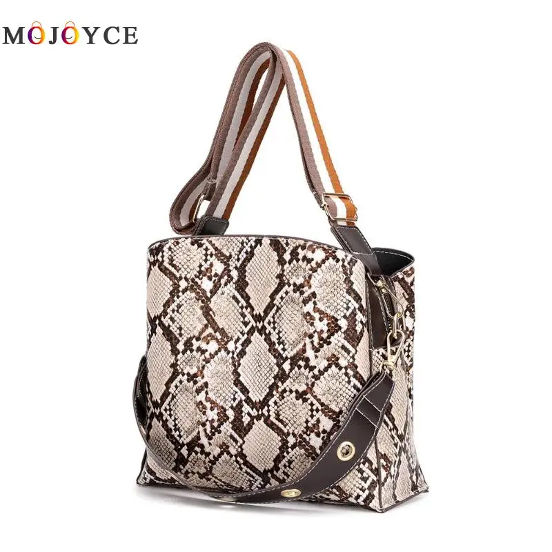 ثعبان طباعة دلو حقيبة كتف الإناث رسول حقائب بو الجلود Crossbody حقائب للنساء ثعبان طباعة دلو حقيبة كتف الإناث رسول حقائب بو الجلود Crossbody حقائب للنساء
