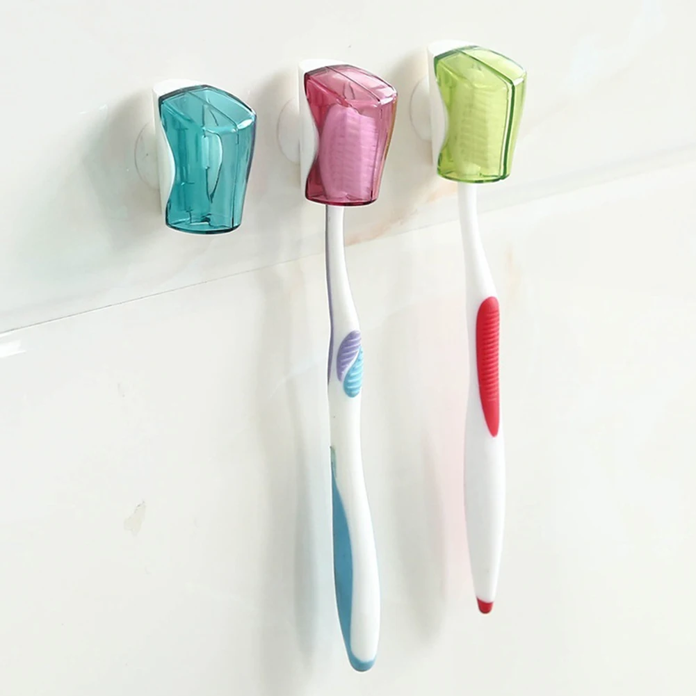 3 Pcs خلاط مياه للحمام الالتصاق فرشاة أسنان حامل رف الغبار غطاء تغليف 3 Pcs خلاط مياه للحمام الالتصاق فرشاة أسنان حامل رف الغبار غطاء تغليف