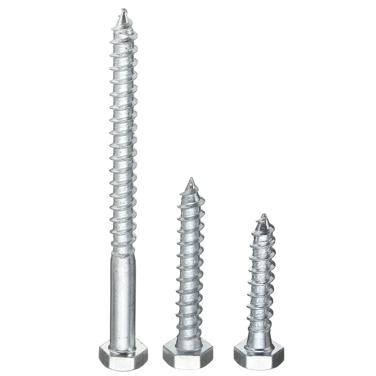 

M8 (8mm) DIAMETER ZINC HEX FOR COACH SCREWS / BOLTS - LENGTHS All Screw Are Standard Metric Coarse Pitch.