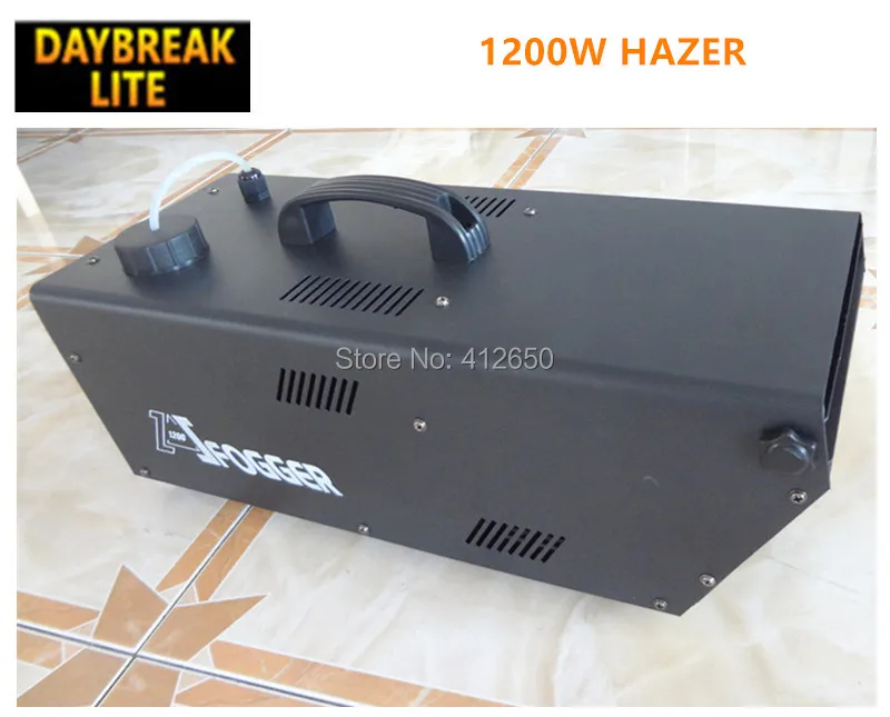

1200w hazer machine for stage dj remote & dmx512 haze machine disco wedding thin mist fog 1PCS/LOT