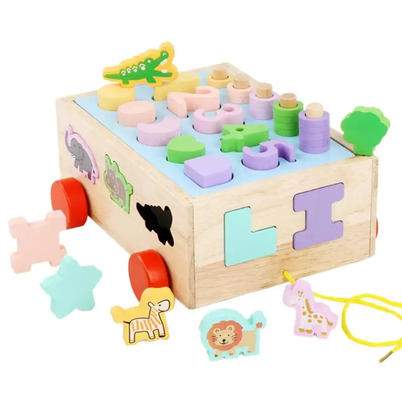 

Kids Montessori Math Toy Early Education Wooden Digital Shape Cognitive Toy Intelligent Color Cognitive Toys Wooden Toys for Kid