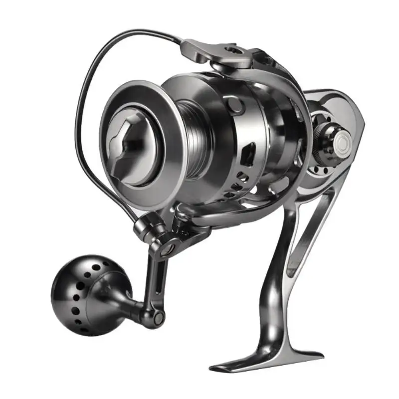

5.5:1 Full Metal Spinning Reel Saltwater Boat Reel Sea Fishing Wheel Lightweight 10+1BB Trolling Reel For Sea Fishing