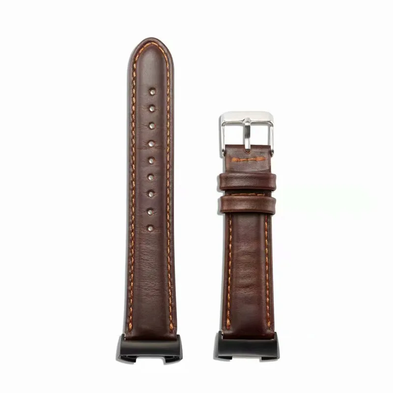 Ремешок на запястье для Fitbit Charge 3 мужской браслет из натуральной кожи Wonwen 2/Charge SE