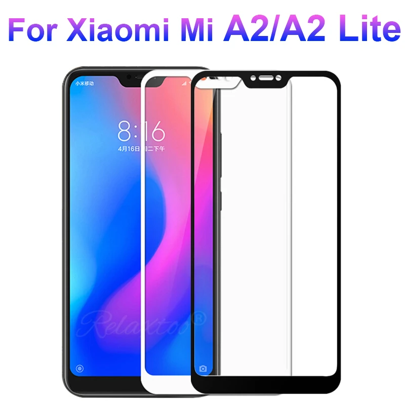 Защитное стекло закаленное 3d для xiaomi mi a2 lite|Защитные стёкла и плёнки| |