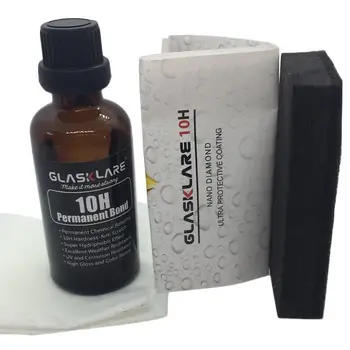 

Automotive Plating Crystal 50ml Nano Crystal Coating Plating Film 10H Crystal Car Glass Liquid Ceramic Coating Auto Cleaning