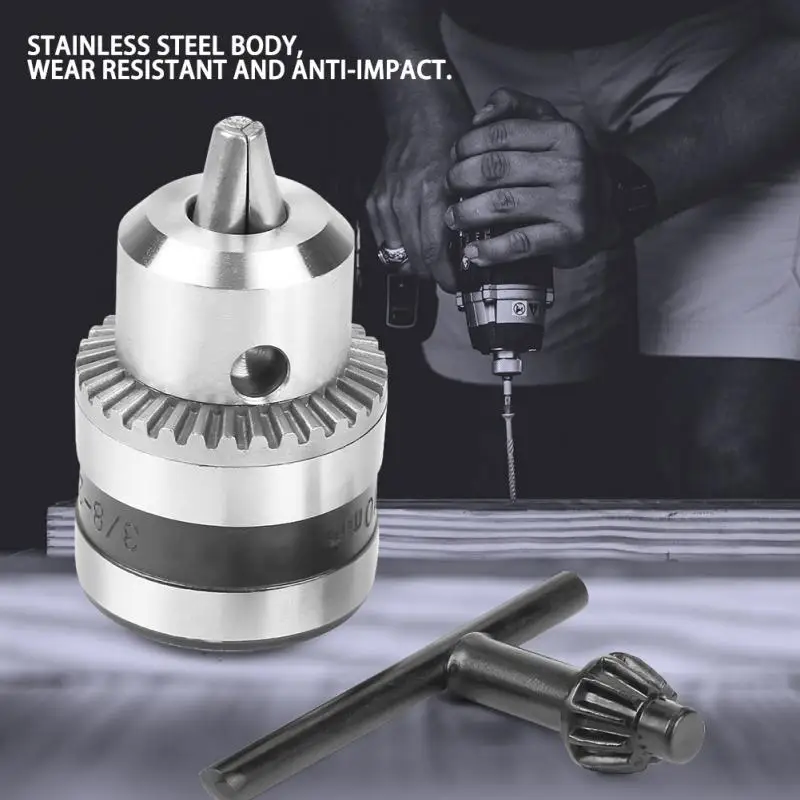 Lathe Chuck Electric Drill Chuck Set 1 to10mm Mini Key Type Drill Chuck