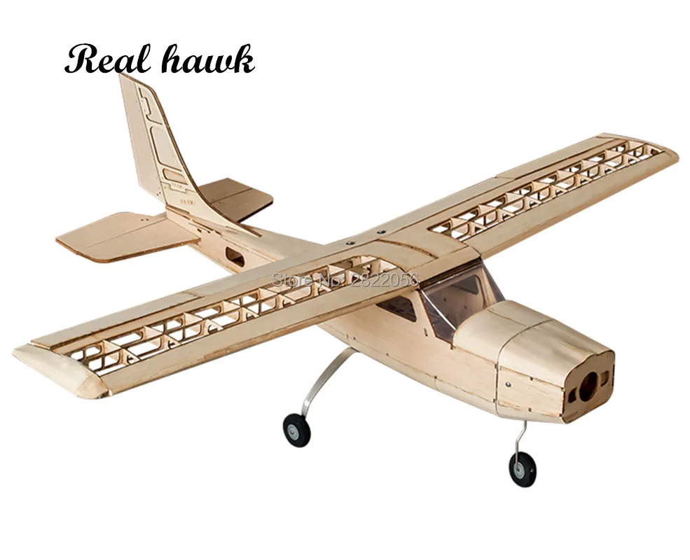 RC AirPlanes Laser Cut Balsa Wood Airplane Kit Cessna 150 Frame without
