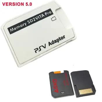 

V5.0 V3.0 SD2VITA PSVSD Micro SD Memory Card Holder Adapter For PS Vita Henkaku 3.60 Card Holders