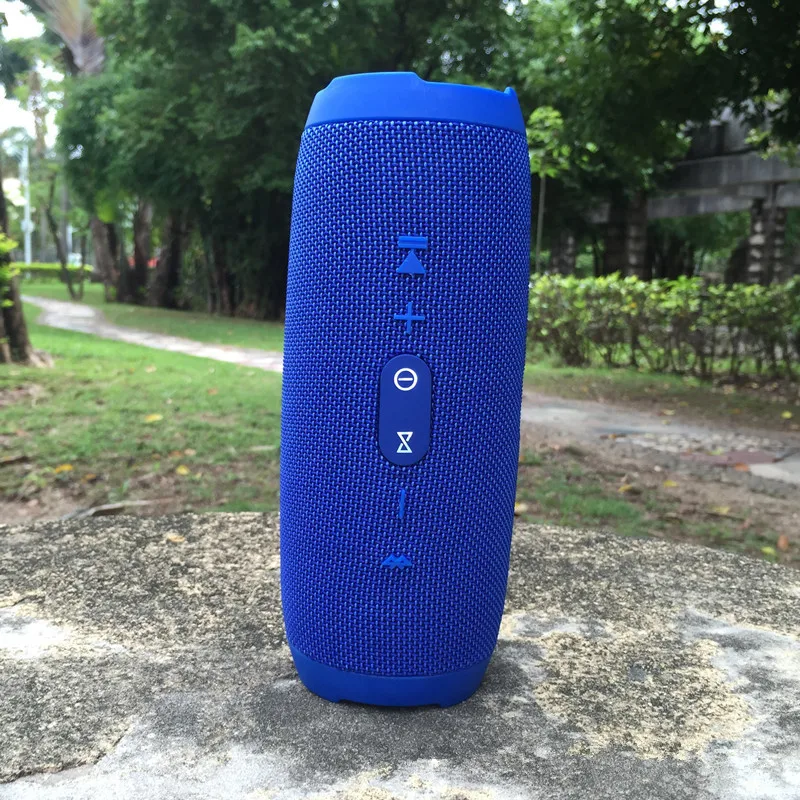 

Makescc E3 Waterproof IPX5 bluetooth wireless column speaker with TF card and and FM radio and power bank function