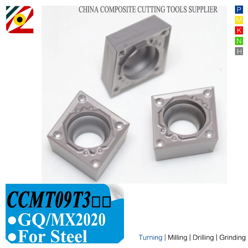

EDGEV Cermet Carbide Inserts CCMT09T302 CCMT09T304/08 GQ MX2020 CCMT32505 CCMT3251 CNC Lathe Turning Tools To substitue HQ TN60