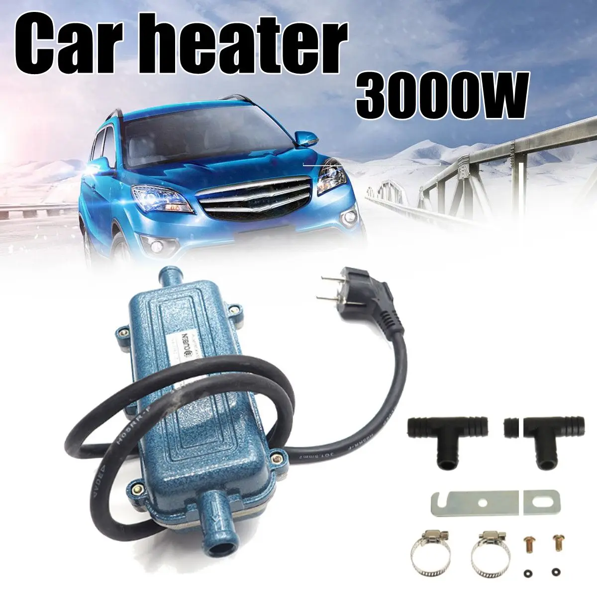 

Portable Car Engine Air Heater Preheater 220V 3000W Metal Engine Cycle Heating Machine Conditioner Warmer for Motorhome Car SUV