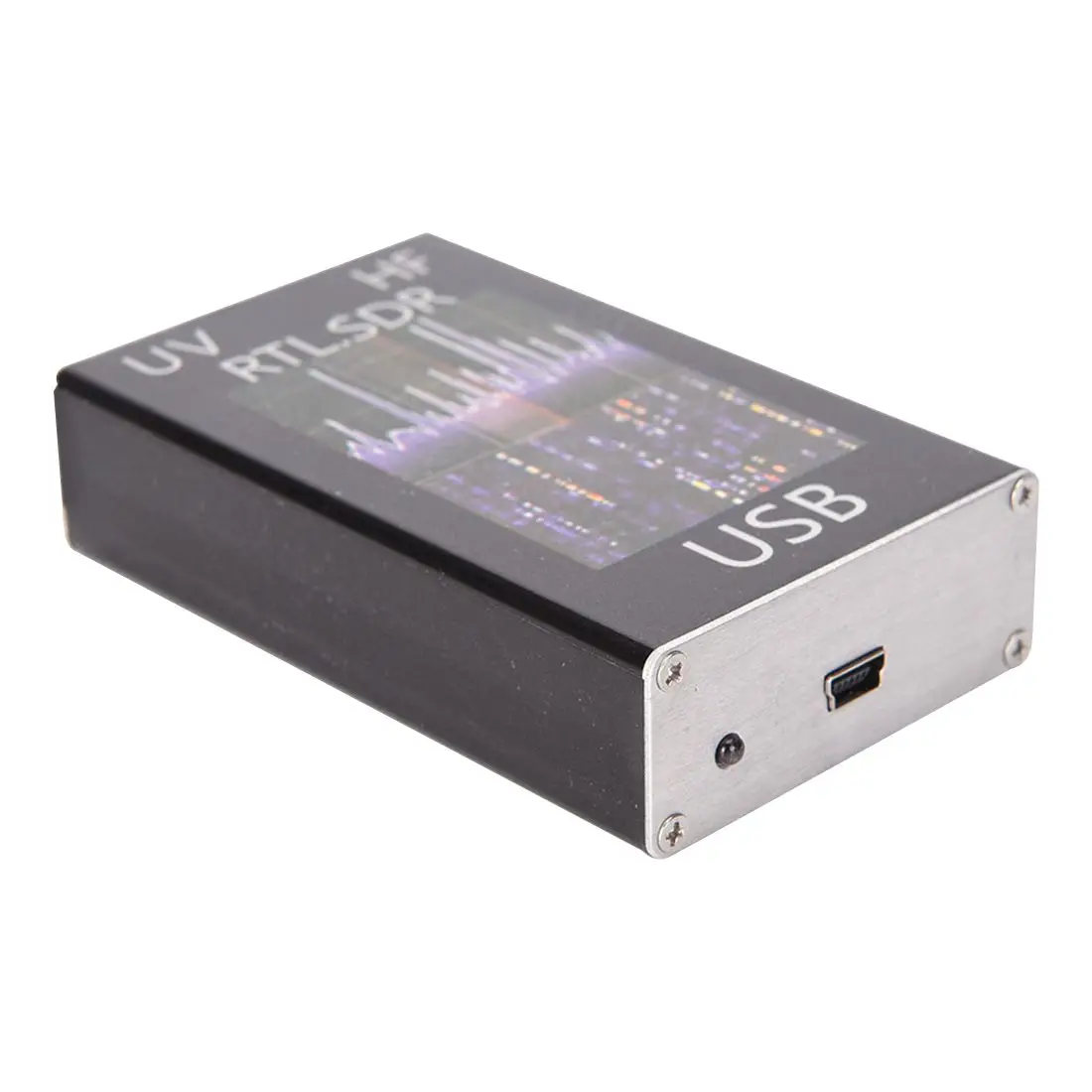 100 KHz 1 7 GHz UV HF RTL SDR USB тюнер приемник + U/V антенна DIY наборы