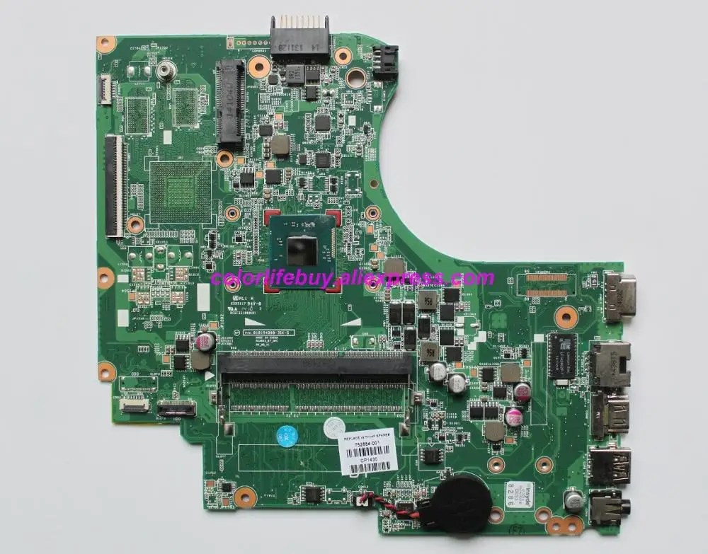 

Genuine 752884-001 w Cel N2820 CPU Laptop Motherboard Mainboard for HP 240 G2 NoteBook PC