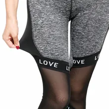 Новинка осени модные штаны размера плюс с буквенным принтом эластичные женские леггинсы