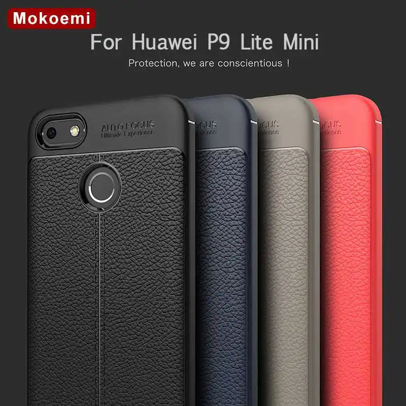 

Mokoemi Fashion Lichee Pattern Shock Proof Soft 5.0"For Huawei P9 Lite Mini Case For Huawei P9 Lite Mini Cell Phone Case Cover