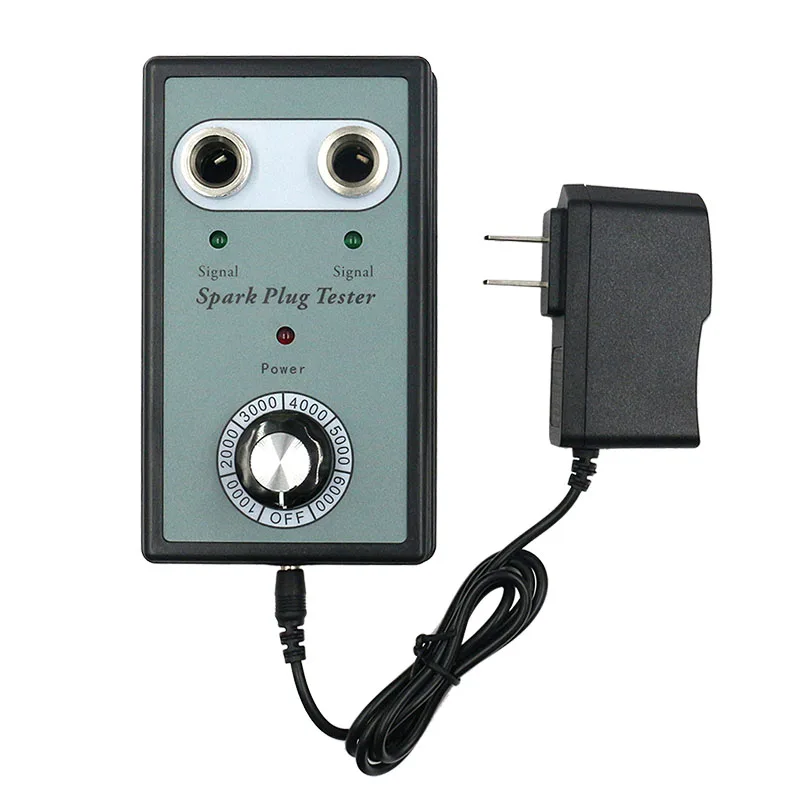 Adjustable Dual Hole Sparking Plug Tester Spark Detector Car Motorcycle Ignition Coil Checker spark plug tester