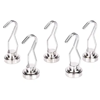 

LUDA Magnetic Hooks,44 Pounds Rotatable Swing Swivel Heavy Duty Neodymium Magnet Hook perfect For Cruise,Indoor/Outdoor Hangin