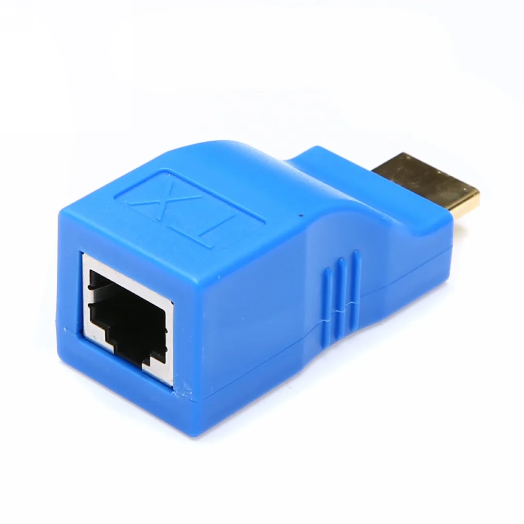 Новинка, 2 шт HDMI к RJ45 адаптеры, 1080 P, высокое качество, HDMI удлинитель к RJ45 через Cat 5e/6, сетевой адаптер, усилитель сигнала