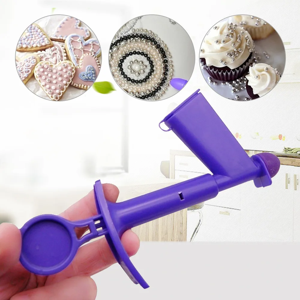 

Plastic Pearl Applicator Fondant Cake Decorating Tool Pearl Ball Applicator Cake Tools
