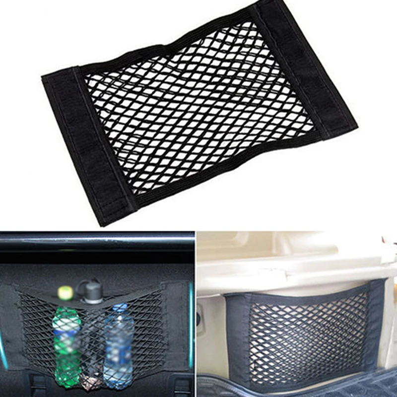 

Car Tidy Cargo Rear Trunk Seat Storage Organizer Pocket Elastic Mesh Net Bag