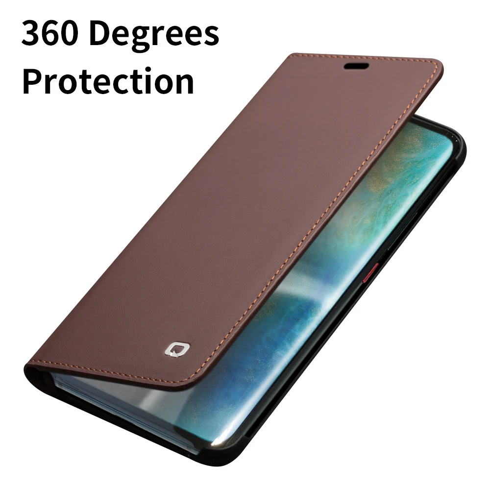 QIALINO модные пояса из натуральной кожи чехол для huawei коврики 20 Роскошные ручной