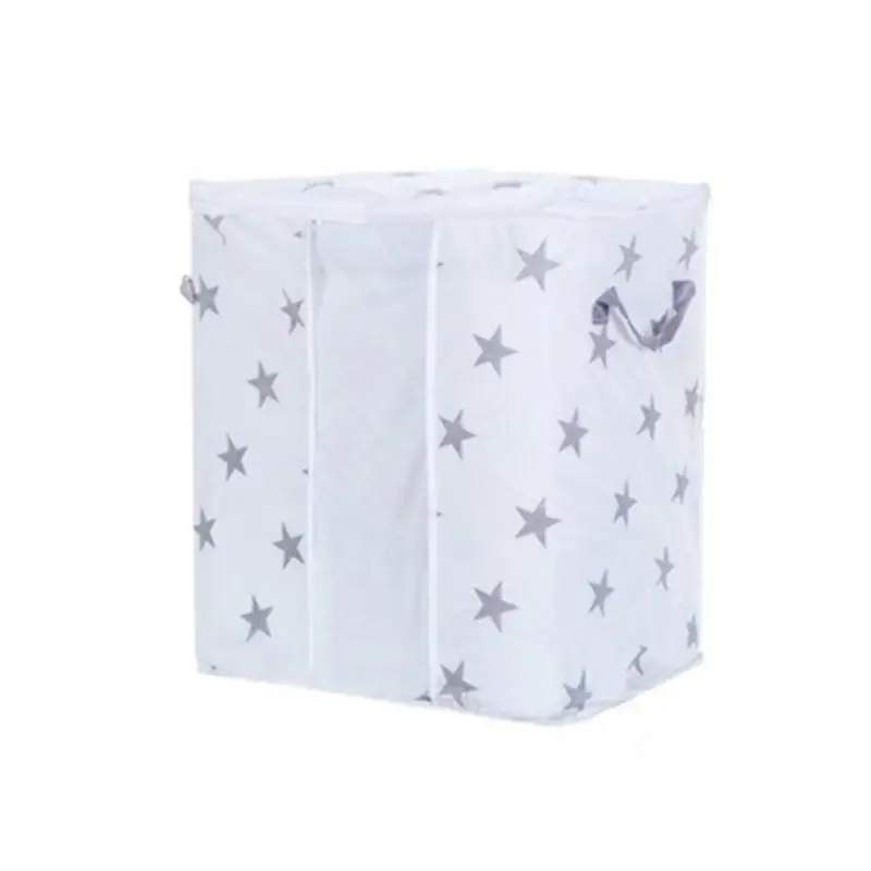 

Storage Bag Non-woven Fabrics Star Foldable Closet Box Pouches for Clothes Blanket Quilt