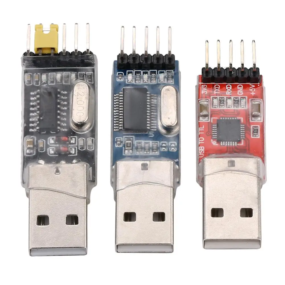 PL2303 CP2102 CH340 модуль USB к ttl адаптер с 4-контактный Линия Комплект